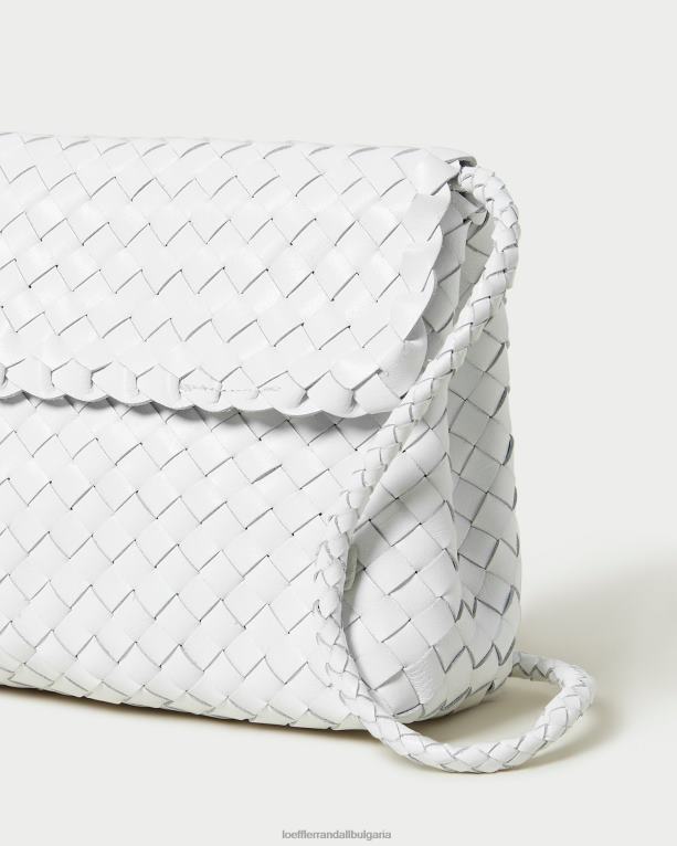 чанти бяло Loeffler Randall N248X400 Жени чанта за през рамо Мейбъл