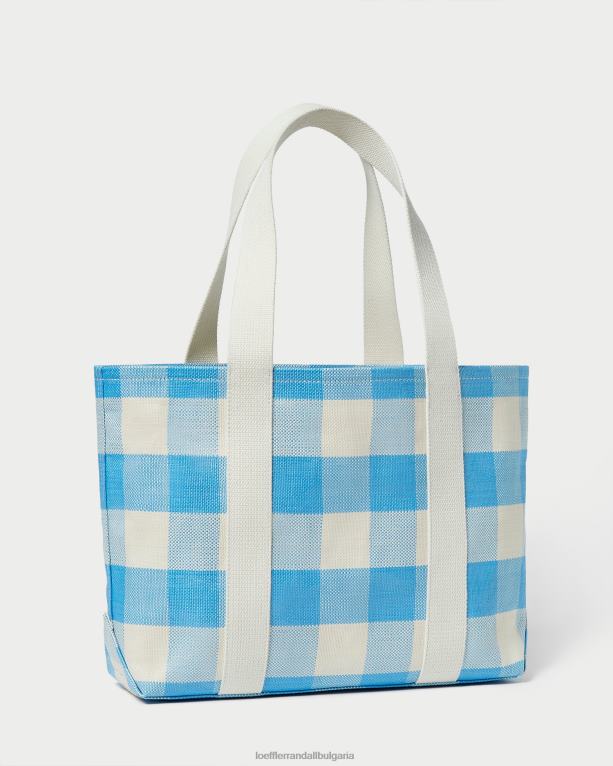 чанти син гингам Loeffler Randall N248X319 Жени bennett средна чантичка
