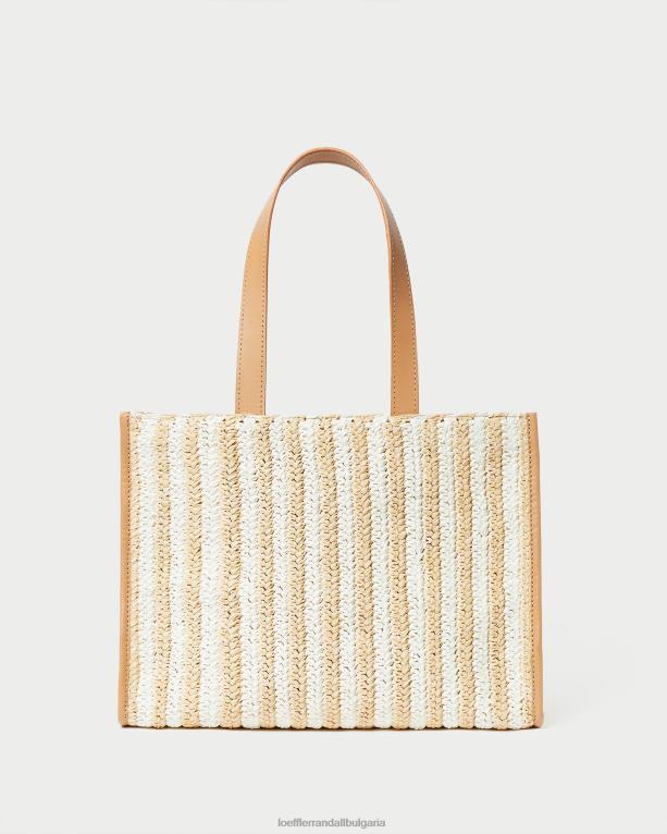 чанти бяло/естествено райе Loeffler Randall N248X323 Жени pia естествена плетена чантичка
