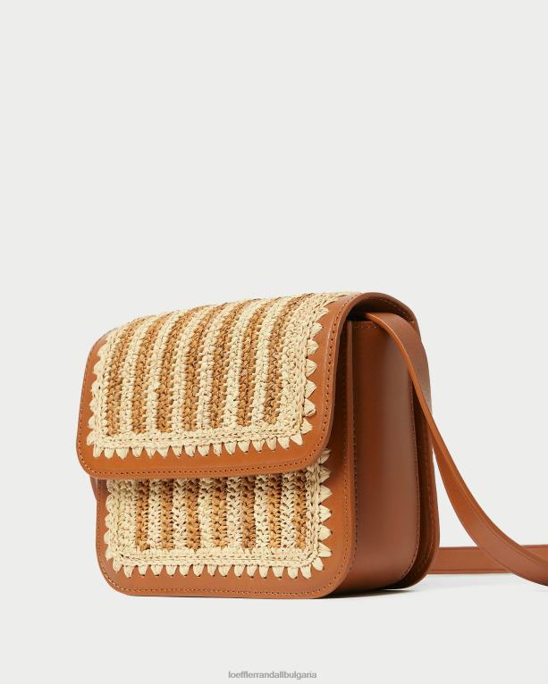 чанти натурален/кафяв/коняк Loeffler Randall N248X328 Жени kenton плетено кръстосано тяло