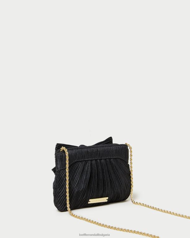 чанти черен Loeffler Randall N248X349 Жени съединител с мини лък rochelle