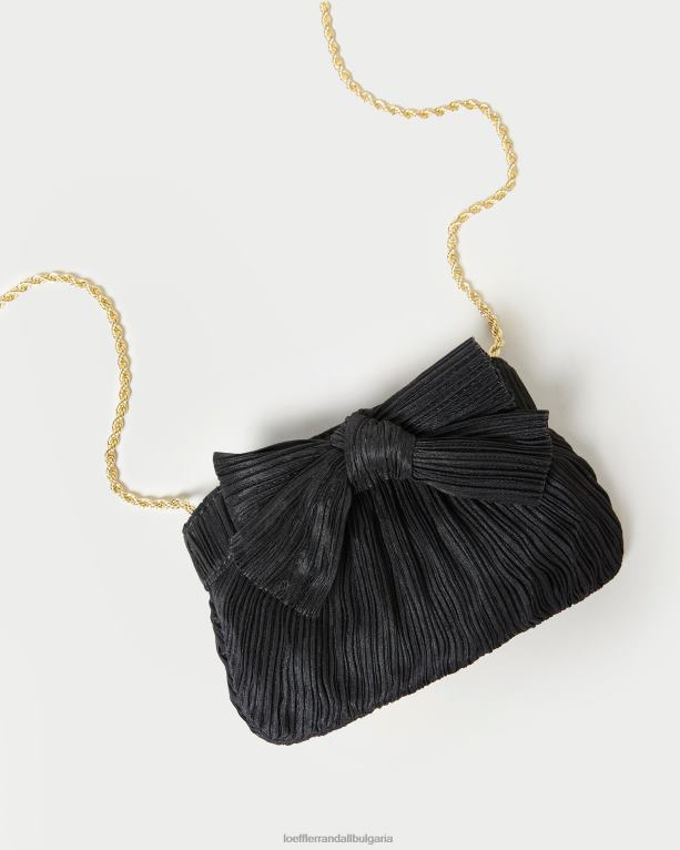 чанти черен Loeffler Randall N248X349 Жени съединител с мини лък rochelle