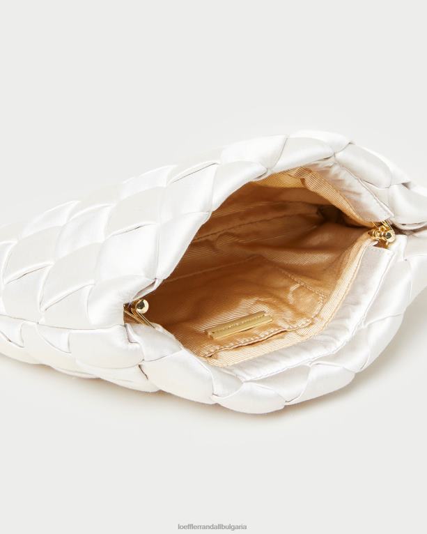 чанти сметана Loeffler Randall N248X351 Жени aviva тъкан буф съединител