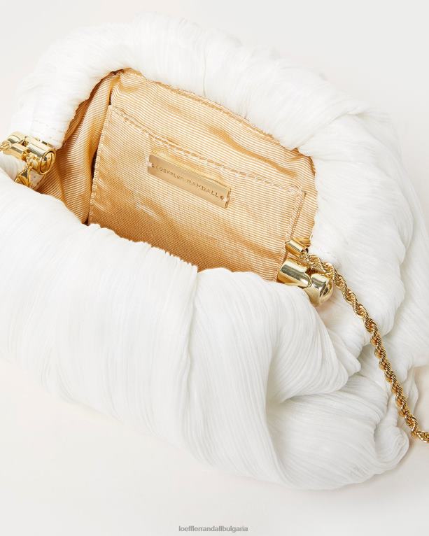 чанти перла Loeffler Randall N248X360 Жени bailey плисиран куполен съединител