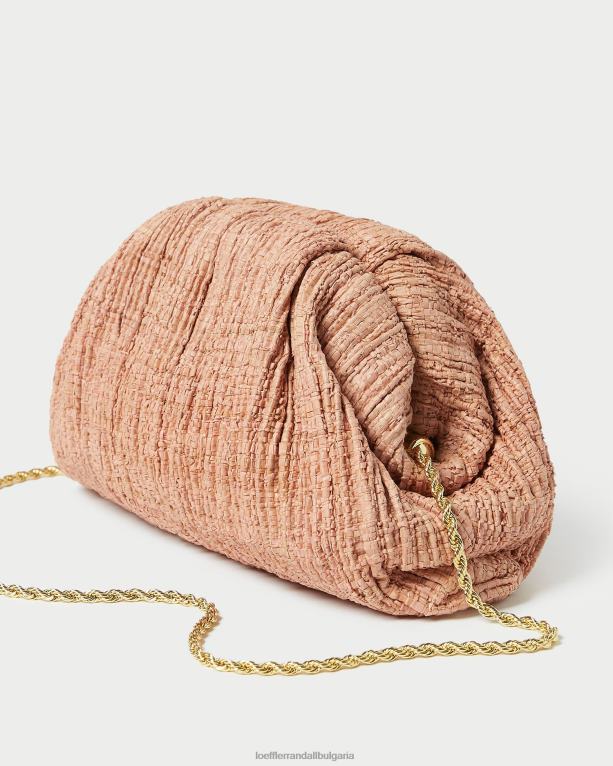 чанти Изчервяване Loeffler Randall N248X387 Жени bailey плисиран куполен съединител