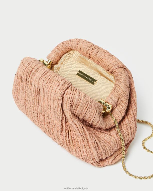 чанти Изчервяване Loeffler Randall N248X387 Жени bailey плисиран куполен съединител