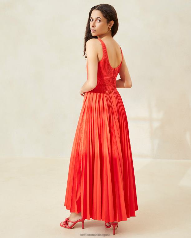 дрехи мак Loeffler Randall N248X180 Жени плисирана рокля bea