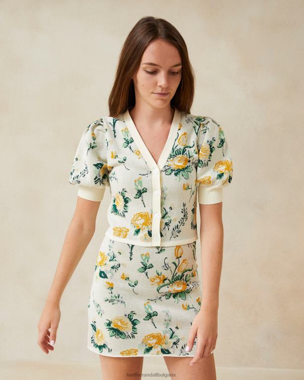 дрехи nova floral Loeffler Randall N248X245 Жени мини пола Connie жакард