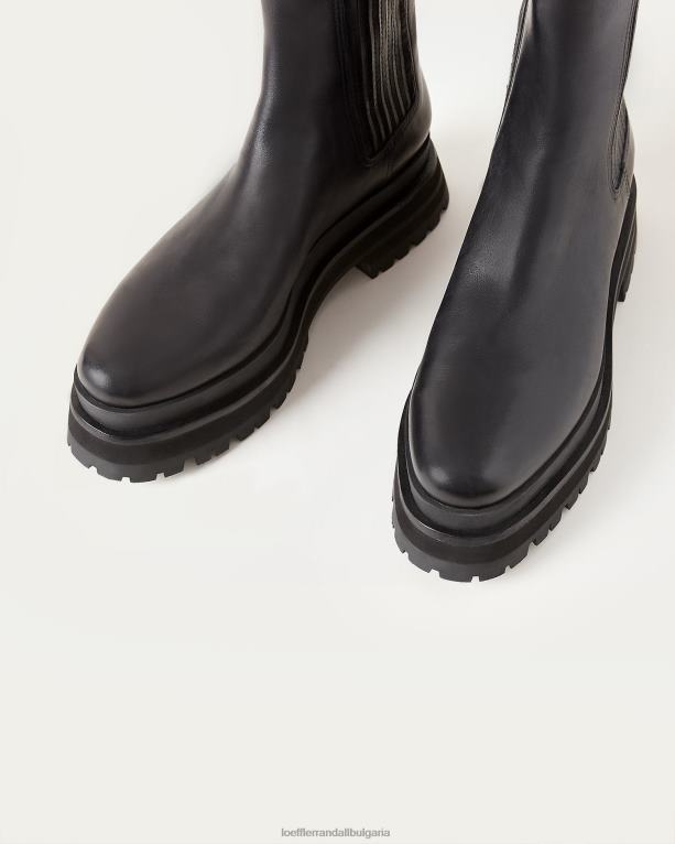 обувки черен Loeffler Randall N248X277 Жени ботуши на платформа toni