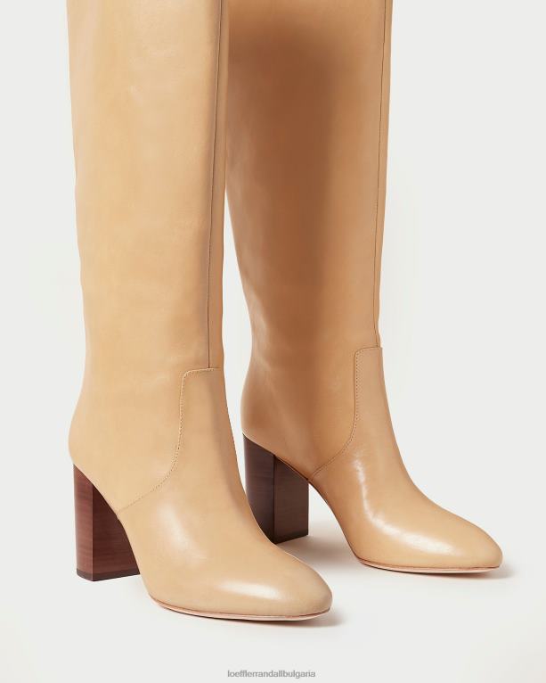 обувки каки Loeffler Randall N248X288 Жени златист висок ботуш