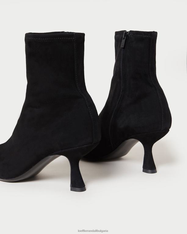 обувки черен Loeffler Randall N248X289 Жени велурени извити ботуши thandy