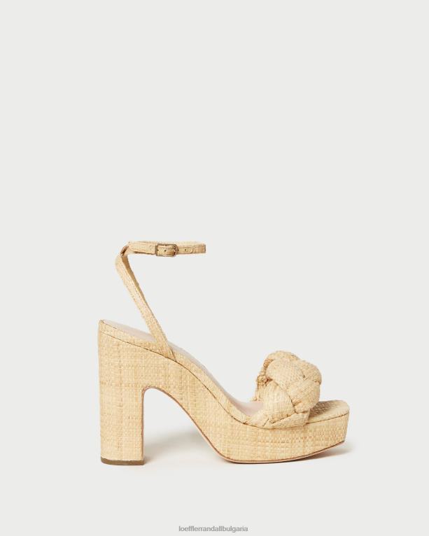 обувки естествено Loeffler Randall N248X21 Жени фея платформа ток