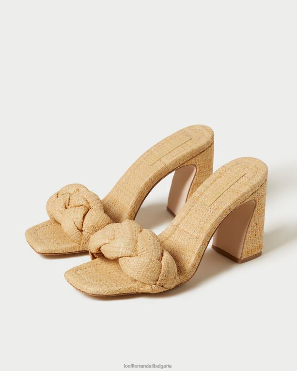 обувки естествено Loeffler Randall N248X41 Жени freya плетено извито муле