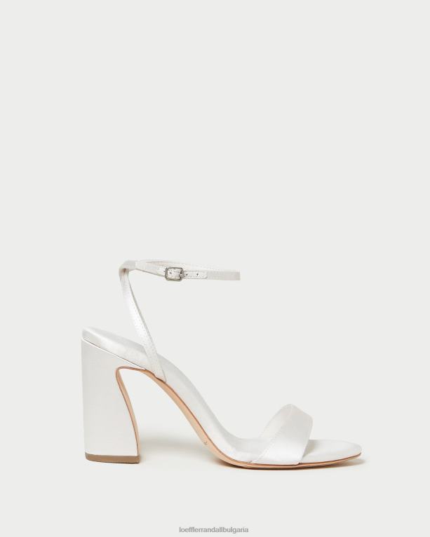 обувки сметана Loeffler Randall N248X45 Жени сандали с извита пета malia