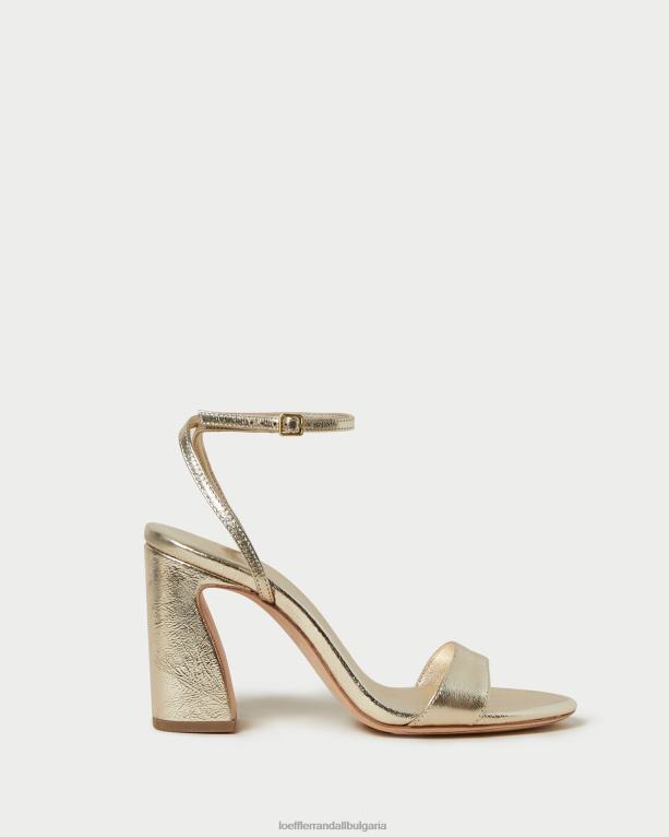 обувки шампанско Loeffler Randall N248X50 Жени сандали с извита пета malia