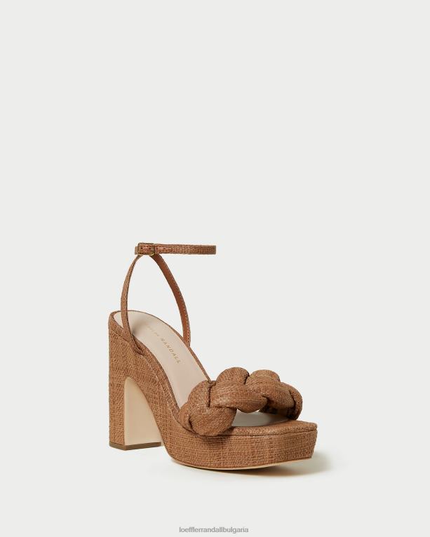 обувки кафяво Loeffler Randall N248X56 Жени фея платформа ток