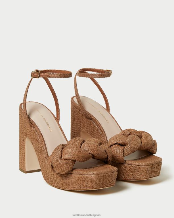 обувки кафяво Loeffler Randall N248X56 Жени фея платформа ток