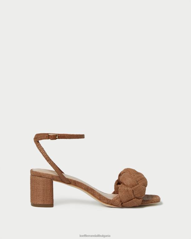 обувки кафяво Loeffler Randall N248X61 Жени аврил с нисък ток