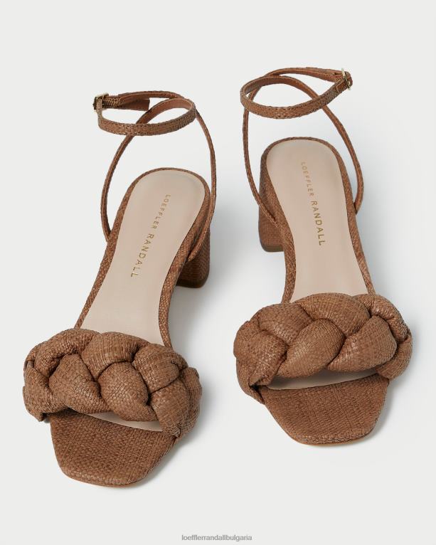 обувки кафяво Loeffler Randall N248X61 Жени аврил с нисък ток