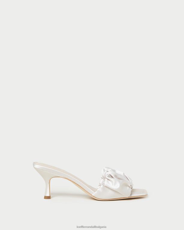 обувки сметана Loeffler Randall N248X65 Жени bianca kitten heel mule