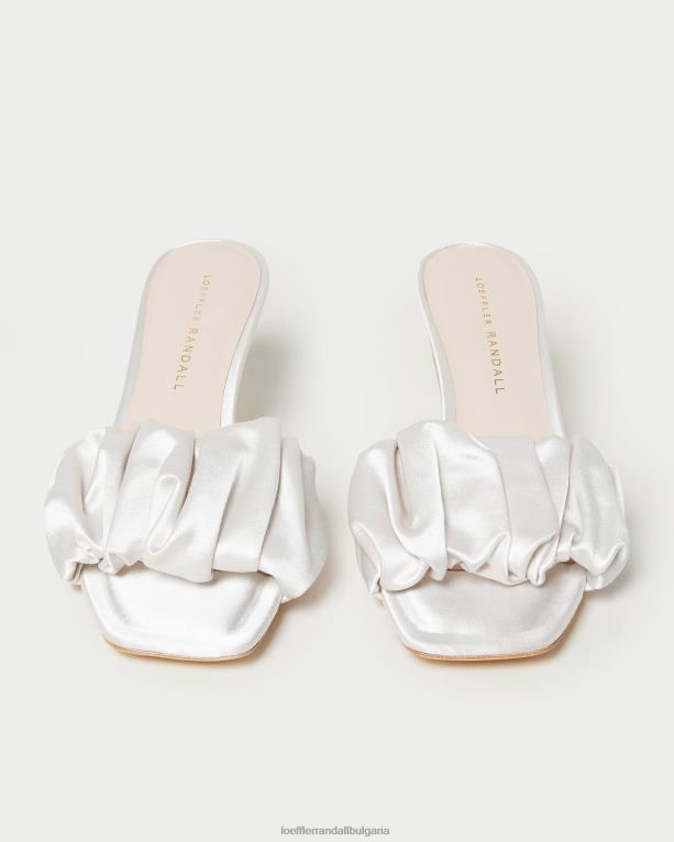обувки сметана Loeffler Randall N248X65 Жени bianca kitten heel mule
