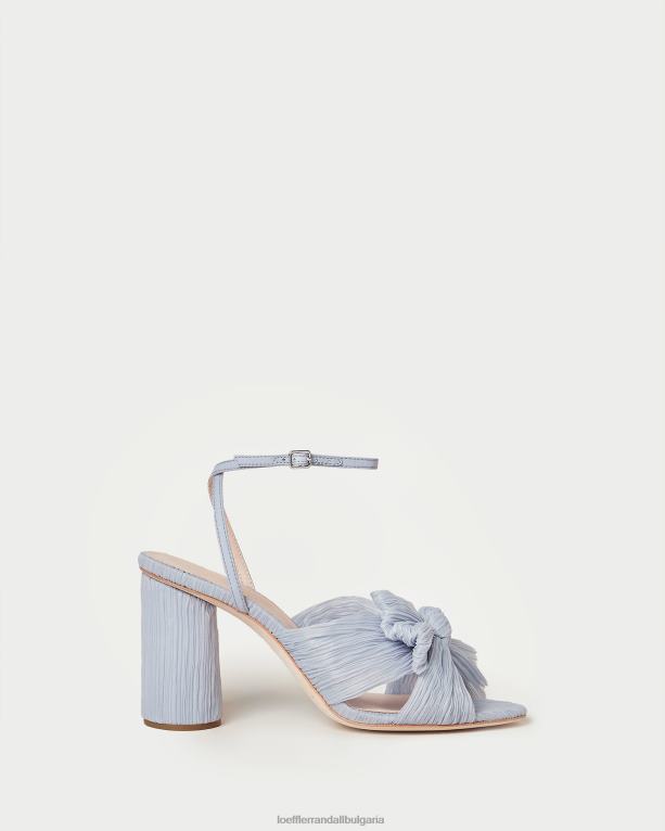 обувки син Loeffler Randall N248X7 Жени камелия плисирана панделка