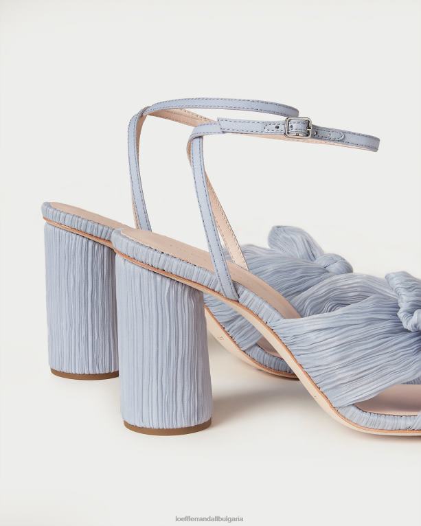 обувки син Loeffler Randall N248X7 Жени камелия плисирана панделка