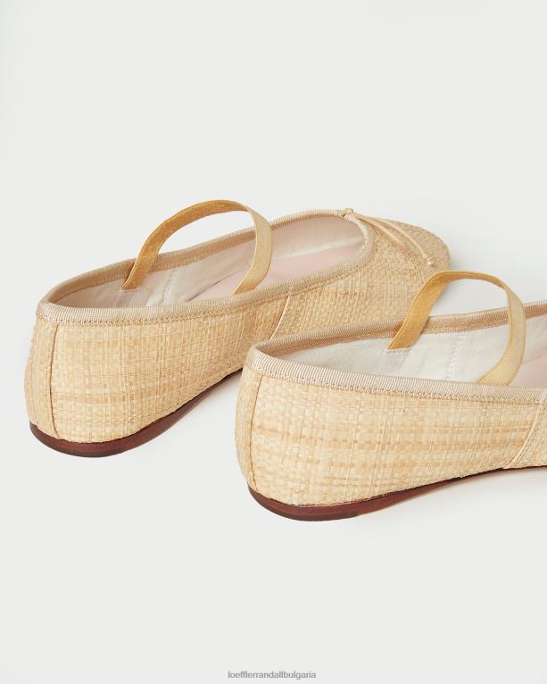 обувки естествено Loeffler Randall N248X302 Жени балет леони