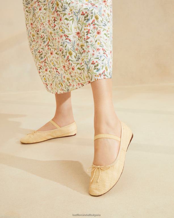 обувки естествено Loeffler Randall N248X302 Жени балет леони