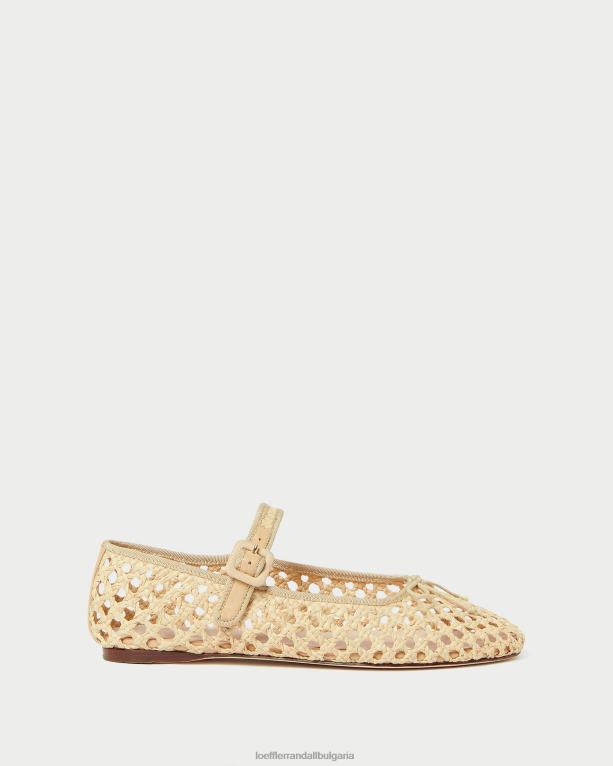 обувки естествено Loeffler Randall N248X304 Жени Киара Мери Джейн