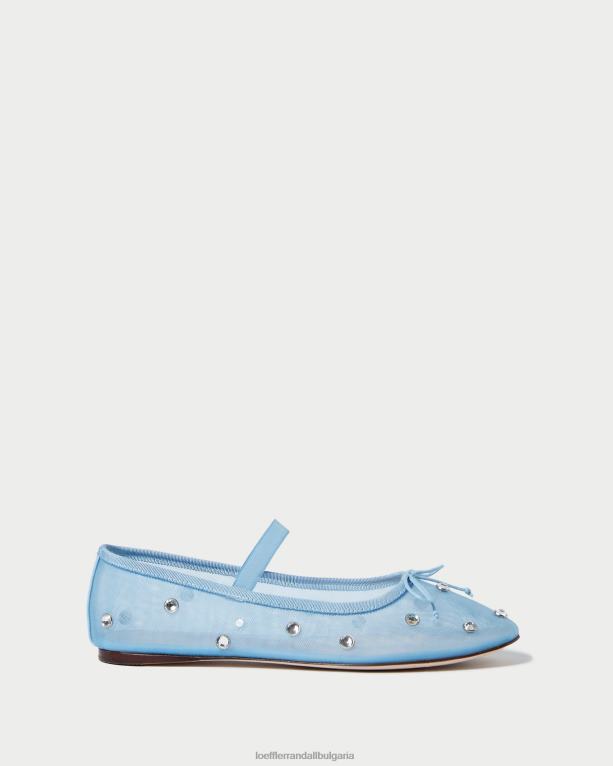 обувки синьо/прозрачно Loeffler Randall N248X305 Жени балет леони