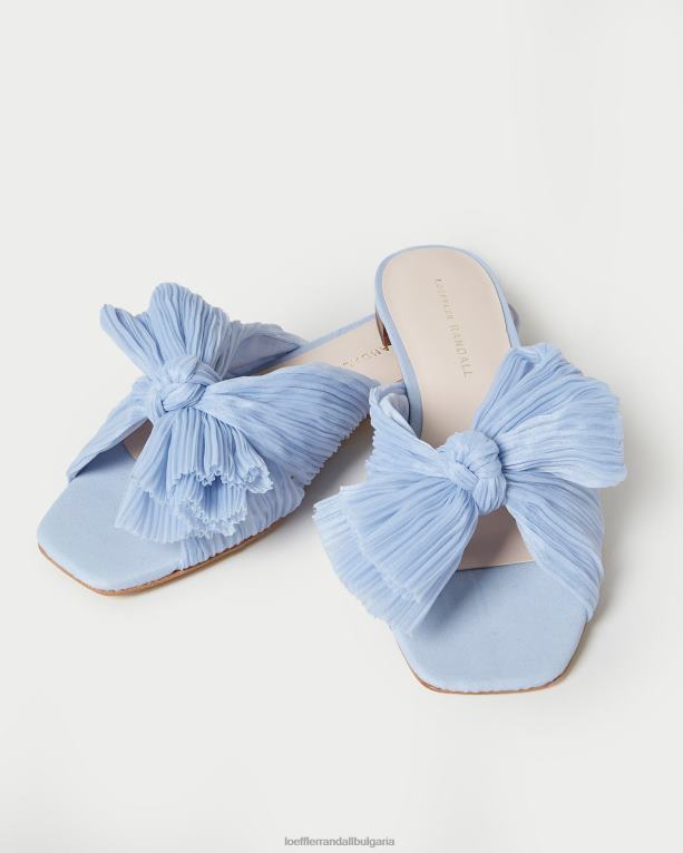 обувки син Loeffler Randall N248X104 Жени Дафне пързалка за лък