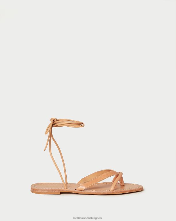 обувки пчелен мед Loeffler Randall N248X106 Жени сандал с прашка Lilla