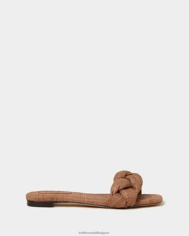 обувки кафяво Loeffler Randall N248X111 Жени плетен сандал joanna