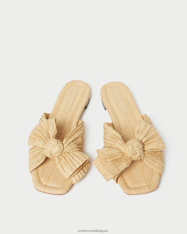 обувки естествено Loeffler Randall N248X116 Жени Дафне пързалка за лък
