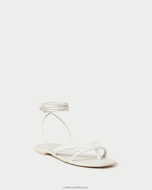 обувки пустинно бяло Loeffler Randall N248X118 Жени lilla бели сандали с прашки
