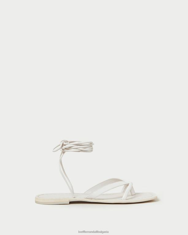 обувки пустинно бяло Loeffler Randall N248X118 Жени lilla бели сандали с прашки