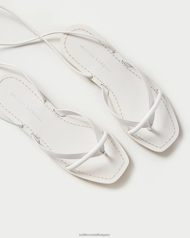 обувки пустинно бяло Loeffler Randall N248X118 Жени lilla бели сандали с прашки